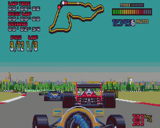 Nigel Mansell's World Championship Screenshot 15 (Atari ST)