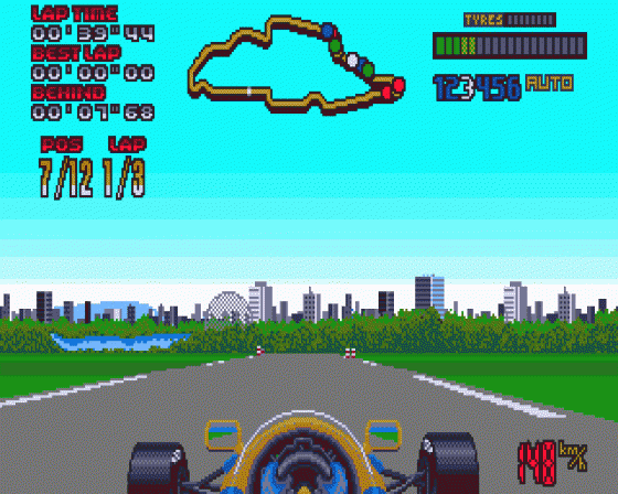 Nigel Mansell's World Championship Screenshot 19 (Atari ST)