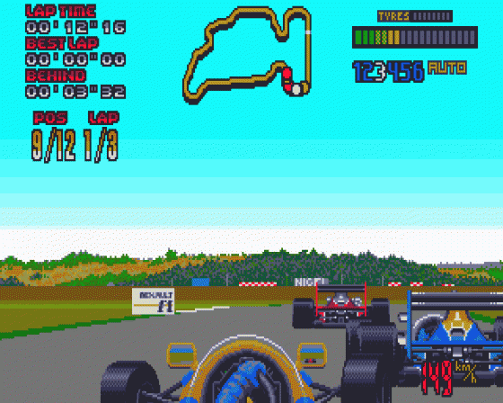 Nigel Mansell's World Championship Screenshot 27 (Atari ST)