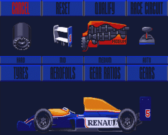 Nigel Mansell's World Championship Screenshot 38 (Atari ST)