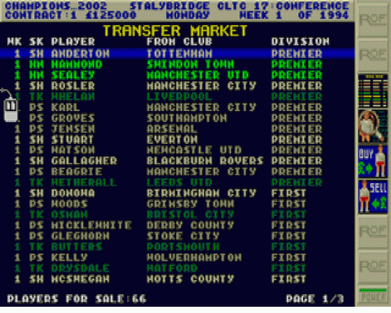 Premier Manager II Screenshot 9 (Atari ST)