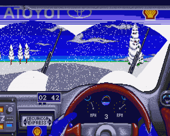 Toyota Celica GT Rally Screenshot 12 (Atari ST)