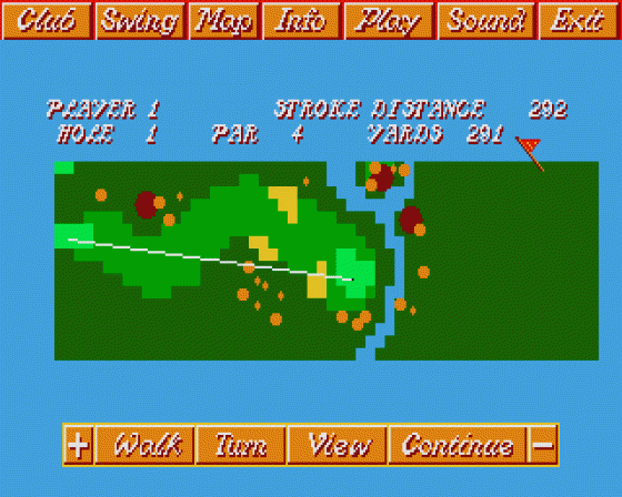 Greg Norman's Ultimate Golf Screenshot 7 (Atari ST)