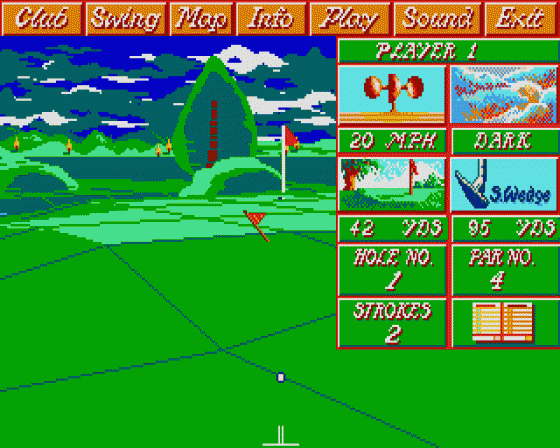 Greg Norman's Ultimate Golf Screenshot 12 (Atari ST)