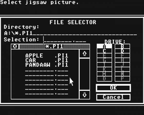 Jigspell Screenshot 7 (Atari ST)