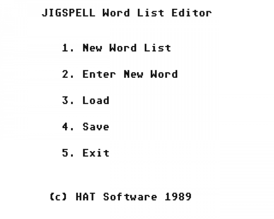 Jigspell Screenshot 8 (Atari ST)