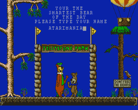 Yogi's Great Escape Screenshot 10 (Atari ST)