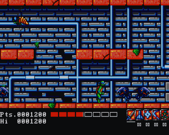 Teenage Mutant Hero Turtles Screenshot 13 (Atari ST)