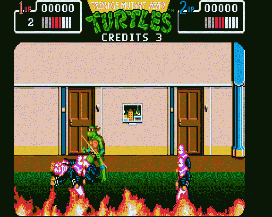 Teenage Mutant Hero Turtles: The Coin Op Screenshot 5 (Atari ST)