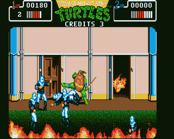 Teenage Mutant Hero Turtles: The Coin Op Screenshot 7 (Atari ST)