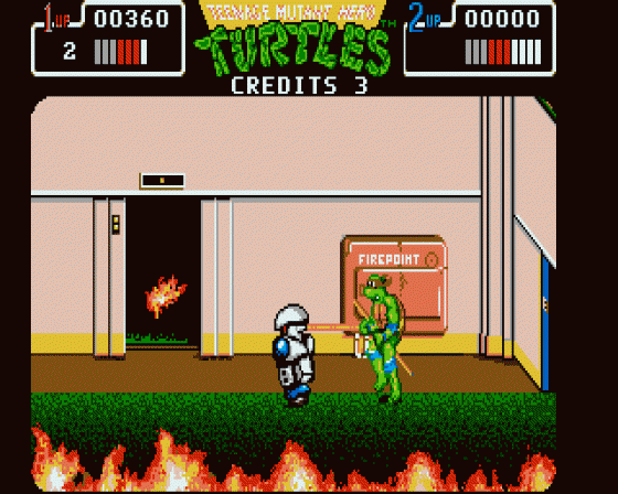 Teenage Mutant Hero Turtles: The Coin Op Screenshot 8 (Atari ST)