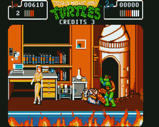 Teenage Mutant Hero Turtles: The Coin Op Screenshot 10 (Atari ST)