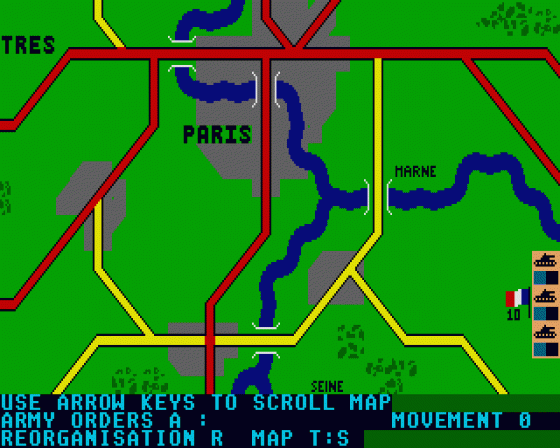 Blitzkrieg May 1940 Screenshot 1 (Atari ST)