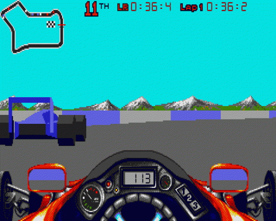 Vector Championship Run Screenshot 7 (Atari ST)