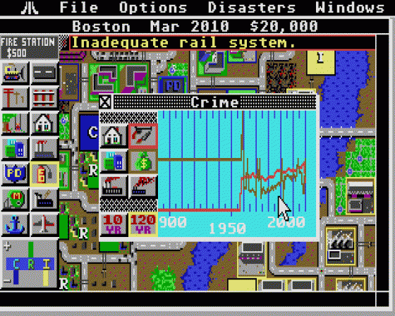 Sim City Screenshot 8 (Atari ST)