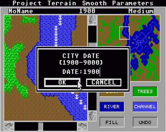 Sim City: Terrain Editor Screenshot 5 (Atari ST)