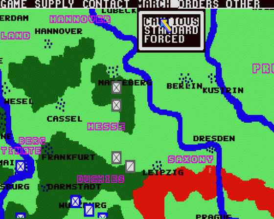 Napoleon I: The Campaigns 1805 -1814 Screenshot 6 (Atari ST)