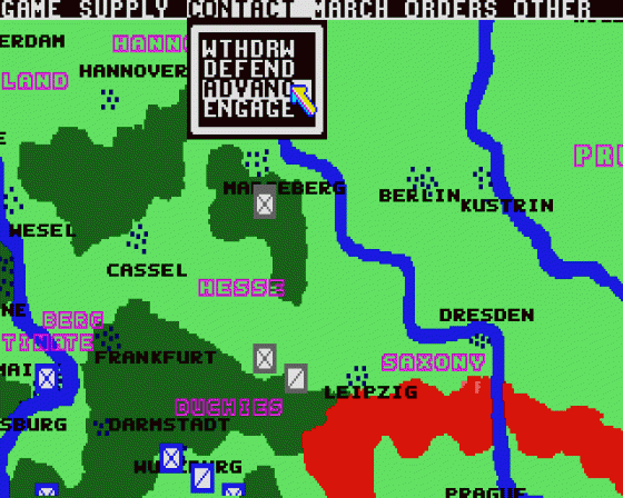 Napoleon I: The Campaigns 1805 -1814 Screenshot 7 (Atari ST)