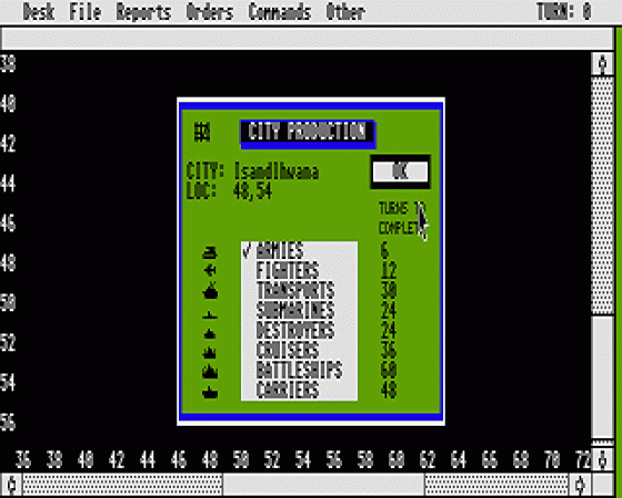 Empire: Wargame of the Century 2.00 Screenshot 7 (Atari ST)