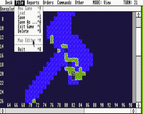 Empire: Wargame of the Century 2.05c Screenshot 5 (Atari ST)