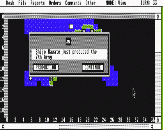 Empire: Wargame of the Century 2.05c Screenshot 9 (Atari ST)