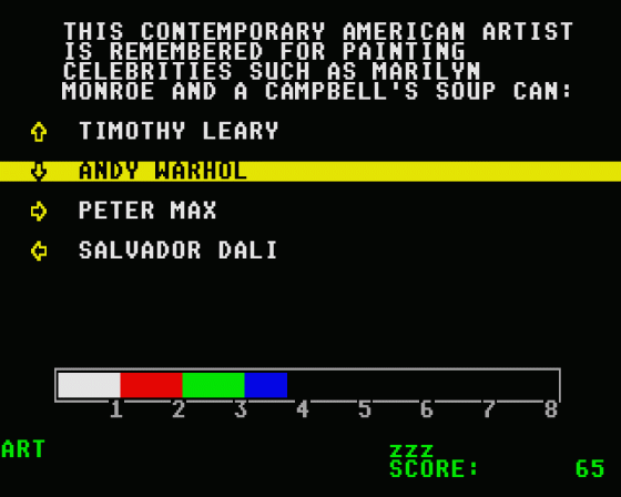 Quizam! Screenshot 6 (Atari ST)