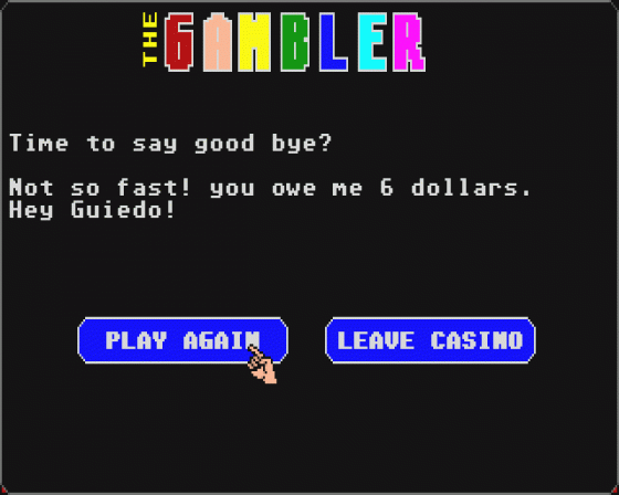 The Gambler 1.0 Screenshot 7 (Atari ST)