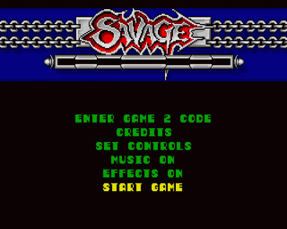 Savage Screenshot 14 (Atari ST)