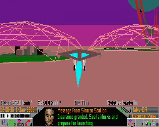 Frontier: Elite 2 Screenshot 14 (Atari ST)