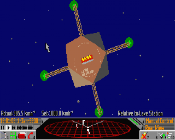 Frontier: Elite 2 Screenshot 18 (Atari ST)