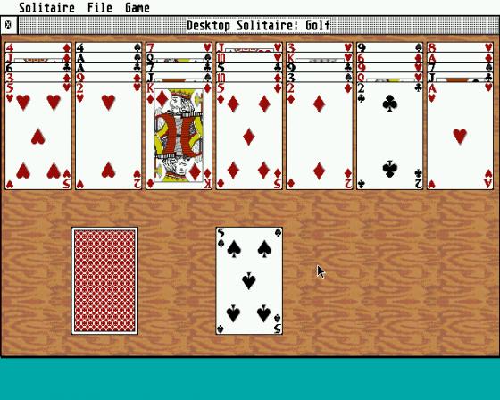 Desktop Solitaire 1.02 Screenshot 5 (Atari ST)