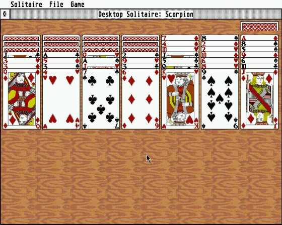 Desktop Solitaire 1.02 Screenshot 7 (Atari ST)