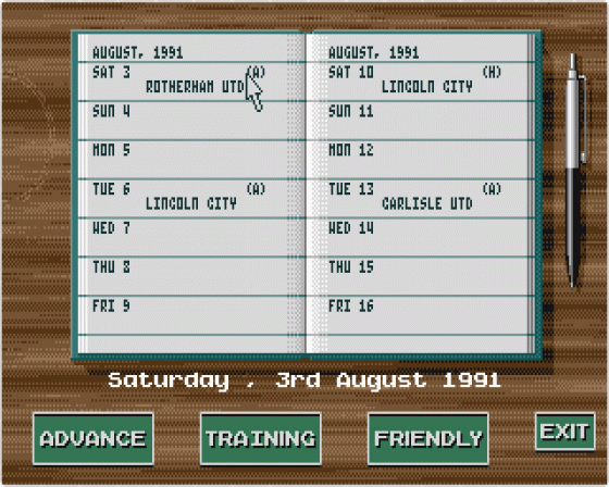 Graham Taylor's Soccer Challenge 1.0 Screenshot 6 (Atari ST)