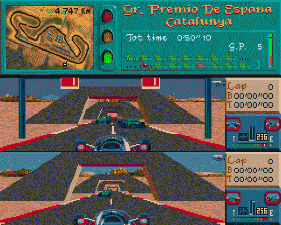 Vroom Multi-Player Screenshot 9 (Atari ST)