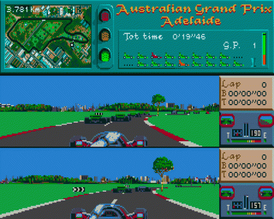 Vroom Multi-Player Screenshot 13 (Atari ST)