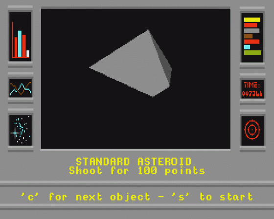 3-D Asteroids Screenshot 6 (Atari ST)