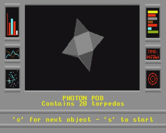 3-D Asteroids Screenshot 7 (Atari ST)