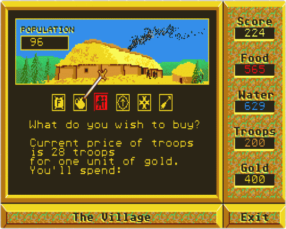 Arthur of the Britons Screenshot 7 (Atari ST)