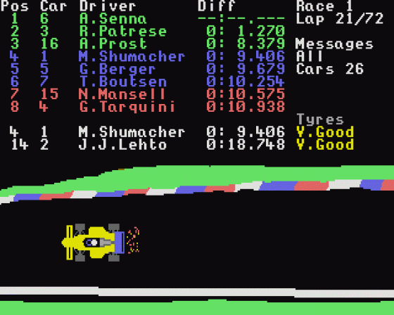 Grand Prix Manager Screenshot 13 (Atari ST)