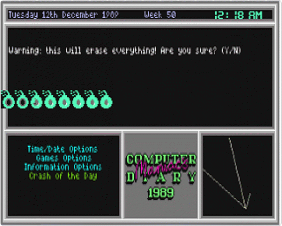 Computer Maniacs Diary 1989 Screenshot 12 (Atari ST)