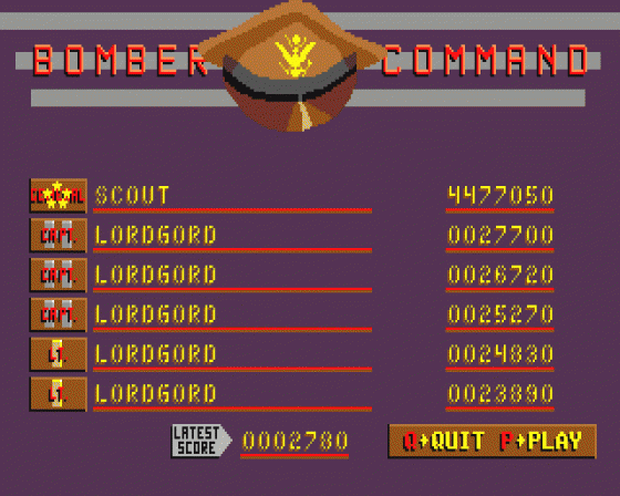 Bomber Command Screenshot 5 (Atari ST)