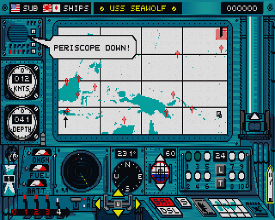 Hunter Killer Screenshot 5 (Atari ST)