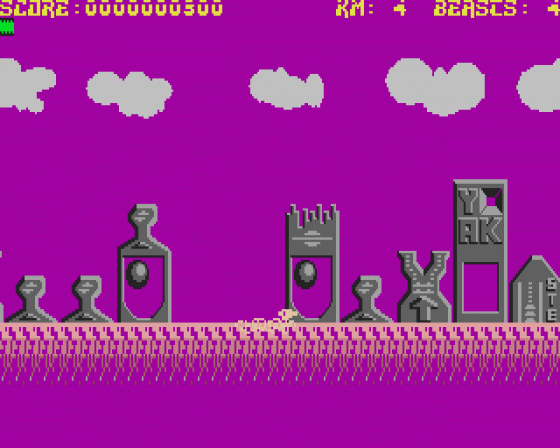 Revenge of the Mutant Camels II Screenshot 6 (Atari ST)