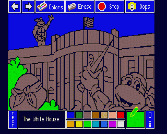 Teenage Mutant Ninja Turtles World Tour 3.0 Screenshot 5 (Atari ST)