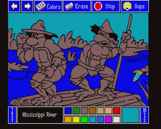 Teenage Mutant Ninja Turtles World Tour 3.0 Screenshot 7 (Atari ST)