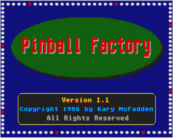 Pinball Factory 1.1