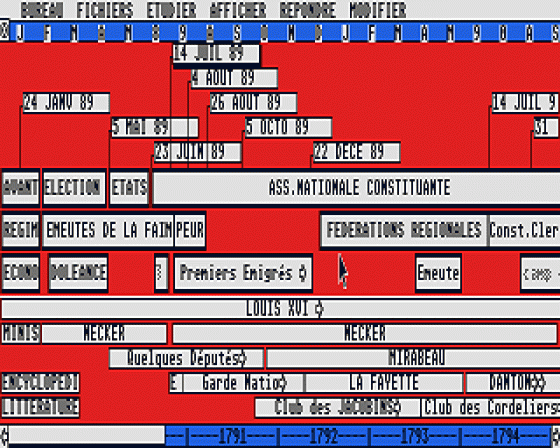 Chrono-Logique de la Revolution Francaise Screenshot 5 (Atari ST)