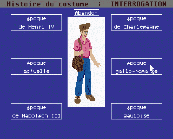 Histoire de France Screenshot 5 (Atari ST)