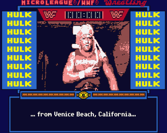 Micro League Wrestling Screenshot 18 (Atari ST)