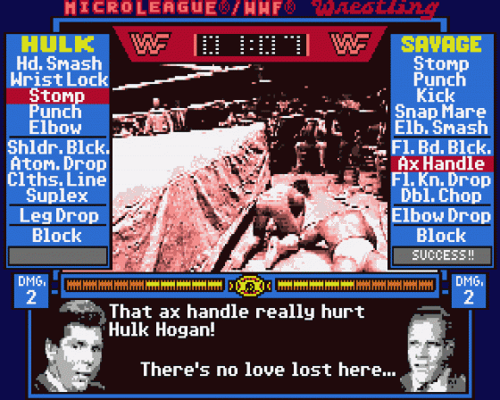 Micro League Wrestling Screenshot 26 (Atari ST)